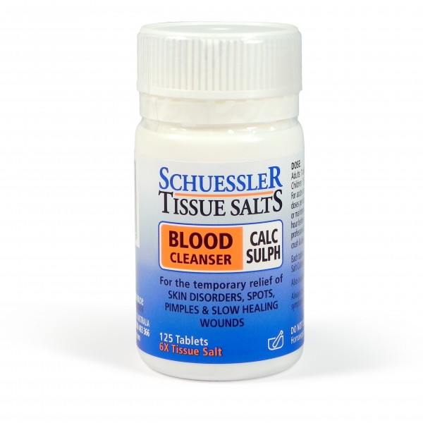 Schuessler Calc Sulph 125 Chewable Tablets